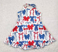 Patriotic Bow Athletic Dress 5/6